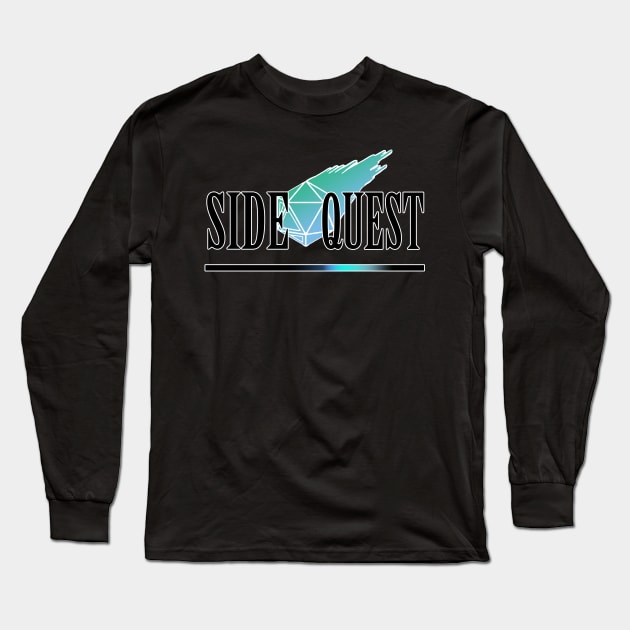 Side Quest merch Long Sleeve T-Shirt by Fidelmadika_shop